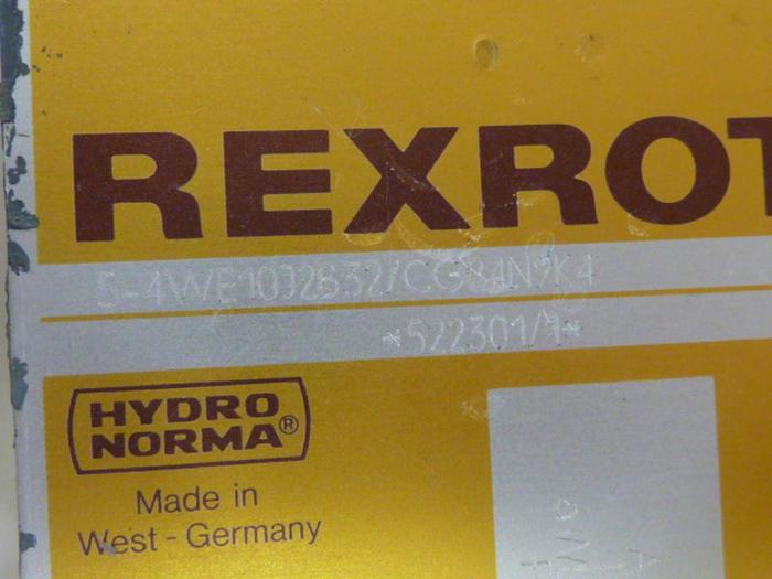 Used REXROTH Valve 54WE10J2B32CG24N9K4 #54160