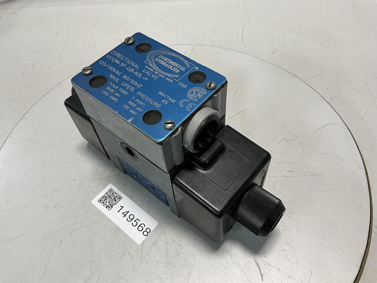 Used CONTINENTAL HYDRAULICS VS12M-3F-GB-60L-H