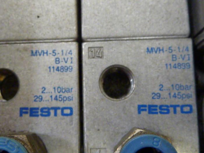 Used FESTO Control Block / Valve Terminal IFB8-02 #52842
