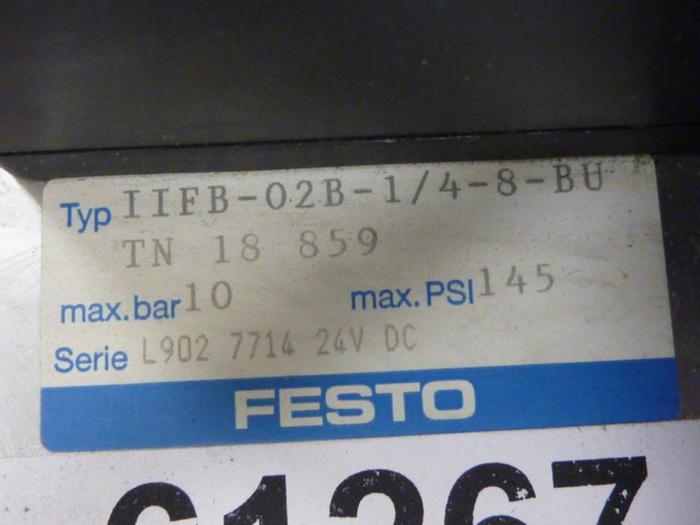 Used FESTO Control Block / Valve Terminal IFB8-02 #61267
