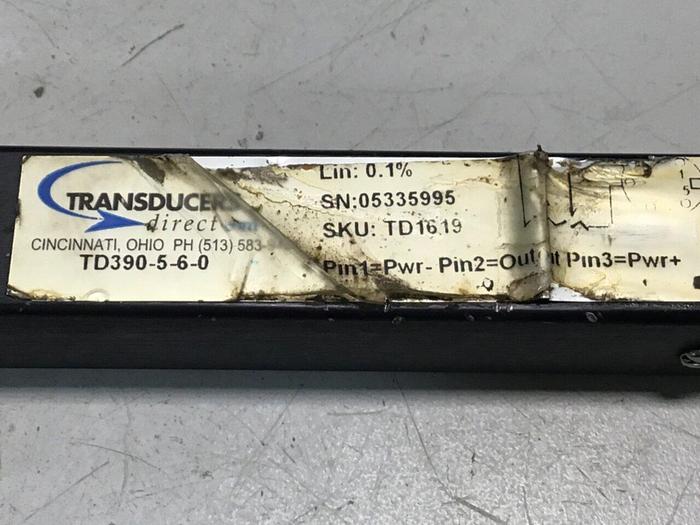 Used TRANSDUCER TECHNIQUES Transducer TD390-5-6-0 #119321