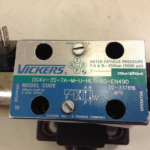 Used VICKERS Valve CVCS25W13S210S32A10 #81206