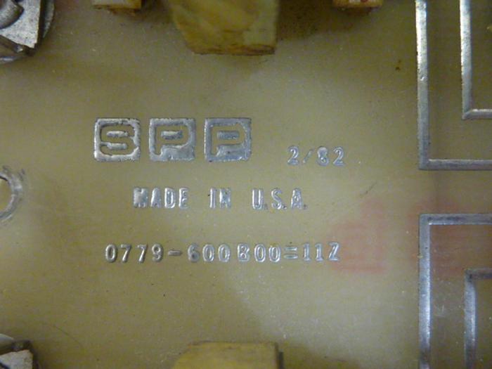 Used SPP Circuit Board 0779-600 B00=11Z #52578