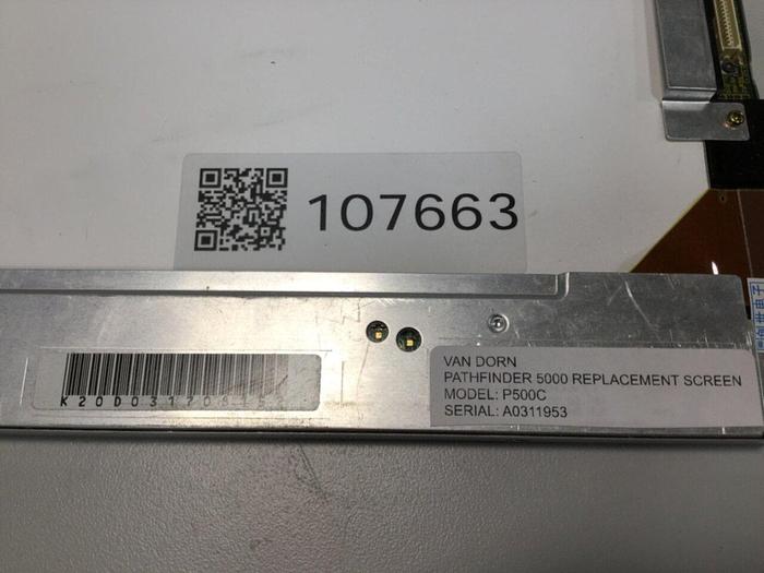 Used VAN DORN Pathfinder 5000 Replacement Screen P500C Used