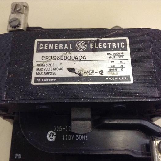 Used GENERAL ELECTRIC / GE Motor Starter Size 3 CR306E000AQA #74408