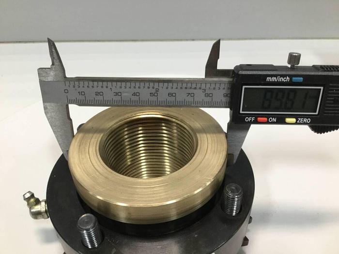 Used CINCINNATI MILACRON Die Height / Adjustable Tie Bar Nut 5035745/ATBN Used #100416