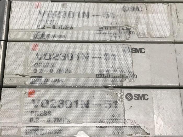 Used SMC Solenoid Valves & Manifold VVQ2000-10A-1 #115102