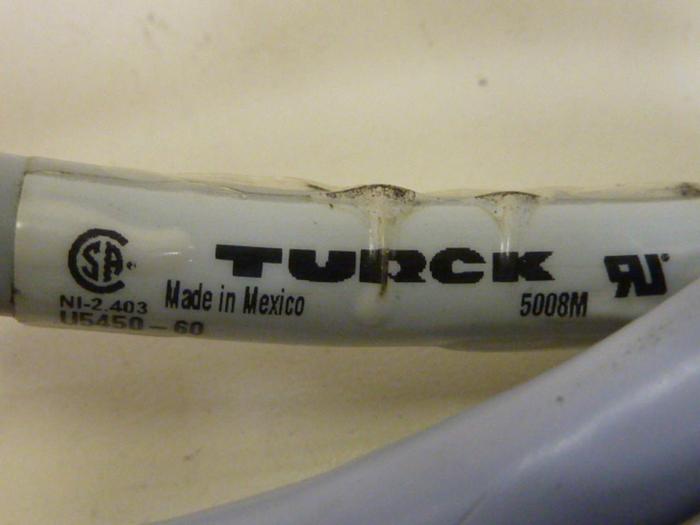 Used TURCK ELEKTRONIK Mini-Fast Cable U5450-60 #57975