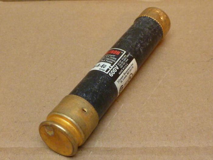 Used FUSETRON 60 Amp Fuse FRS-R-60 #33725