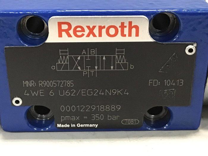 Used REXROTH Solenoid Valve 4WE6U62EG24N9K4 #145479