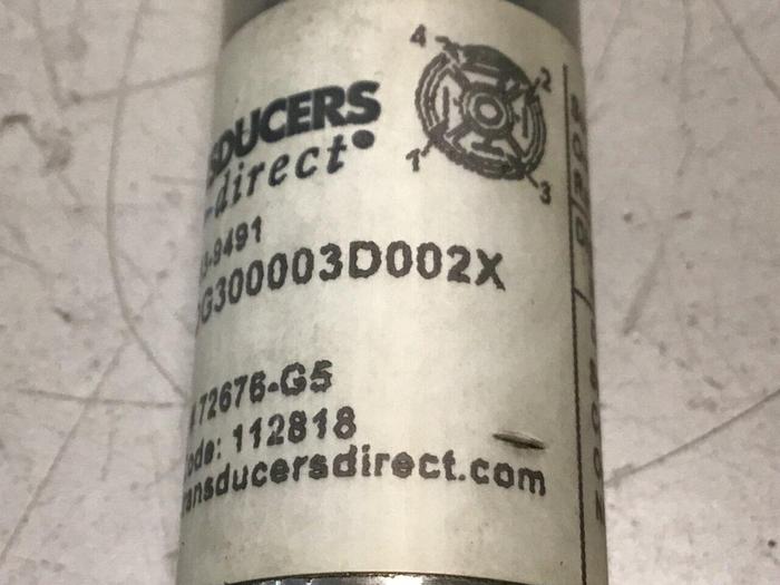 Used TRANSDUCERS DIRECT Transducer TD1000DDG300003D002X Used