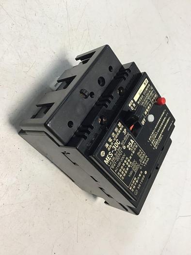 Used HITACHI 25 Amp Circuit Breaker MES-30C #128818