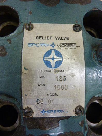 Used VICKERS Relief Valve CG06B0 #60835