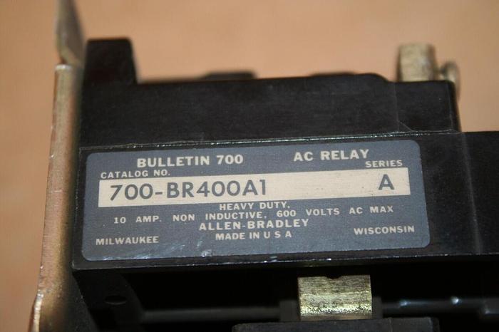Used ALLEN BRADLEY AC Relay 700-BR400A1 SER A Used