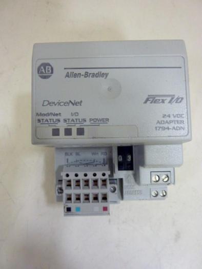 Used ALLEN BRADLEY Devicenet Adapter 1794-ADN SER B #66713