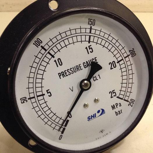 Used SHI Pressure Gauge S97-25M B #83918
