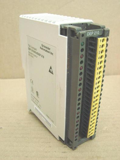 Used SCHNEIDER AUTOMATION INC Input Module DEP 210/AS-BDEP-210 Used