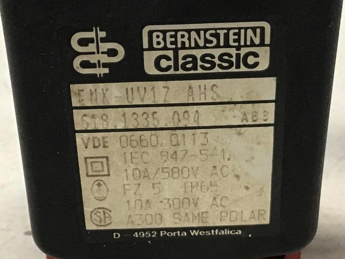 Used BERNSTEIN Limit Switch ENK-UV1Z AHS Used