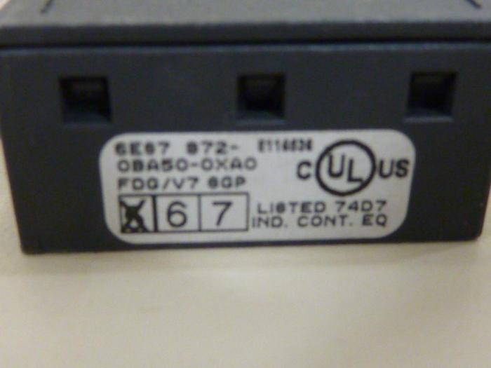 Used SIEMENS Connector GES7-972-OBA5O-OXAO #53429