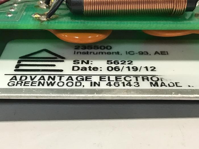 Used ADVANTAGE CONTROLS Temperature Control 235500 Used #144998