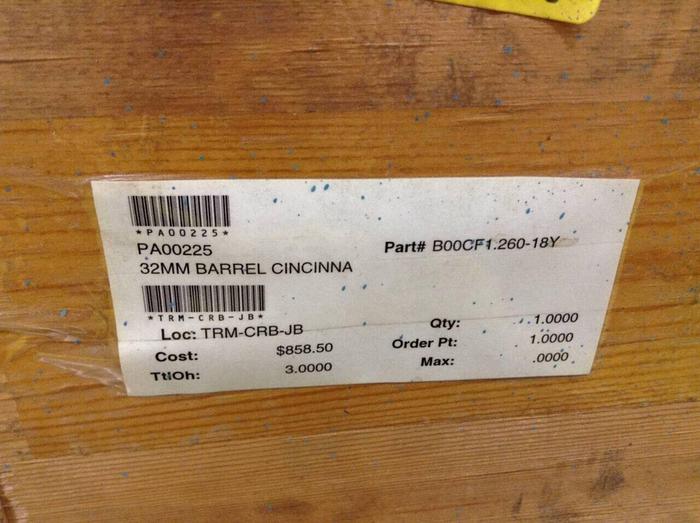 CINCINNATI MILACRON 32 mm Barrel PA00225 New