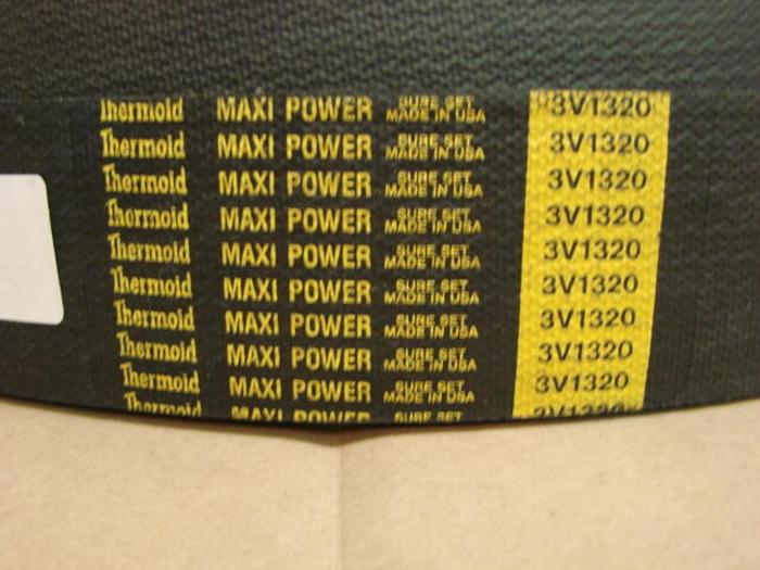 Used THERMOID INDUSTRIES Maxi Power Belt 3V1320 Used