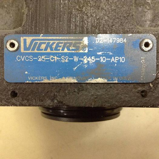 Used VICKERS Hydraulic Valve CVCS25C1S2W24510AP10 #89178