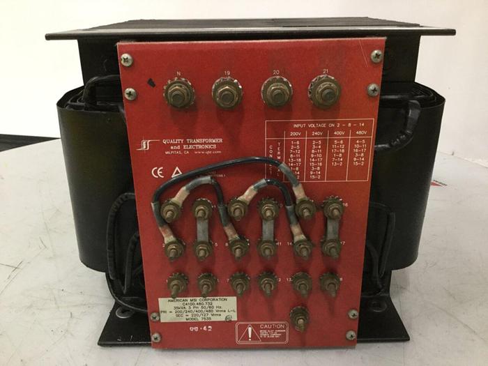 Used AMERICAN MSI 35 kVA Transformer 7535 #103439
