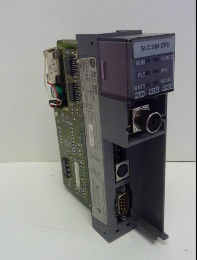 Used ALLEN BRADLEY 5/04 Processor Module 1747-L542 SER A USED