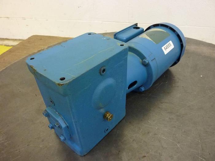 Used RELIANCE ELECTRIC AC Motor w/ Gearbox P56H5069G #64955