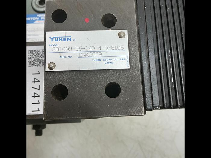 Used YUKEN A37-FR04EH140S-42147
