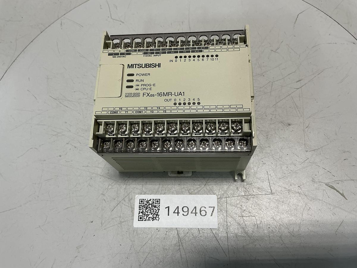 Used MITSUBISHI FXos-16MR-UA1/UL