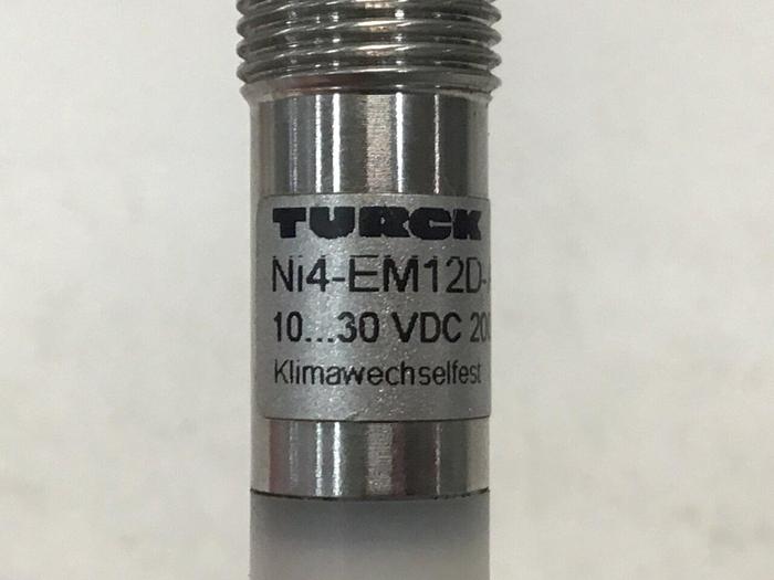 Used TURCK ELEKTRONIK Sensor NI4EM12DAP6S120 #128331