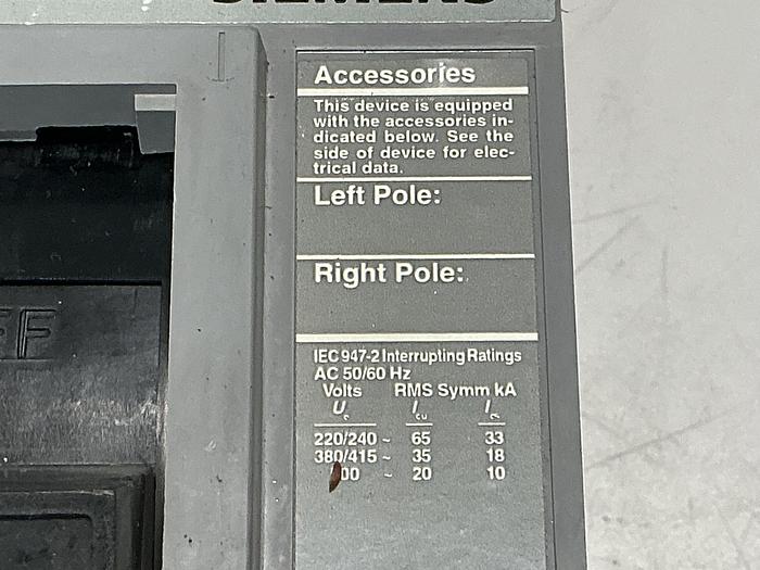 Used SENTRON FD63F250