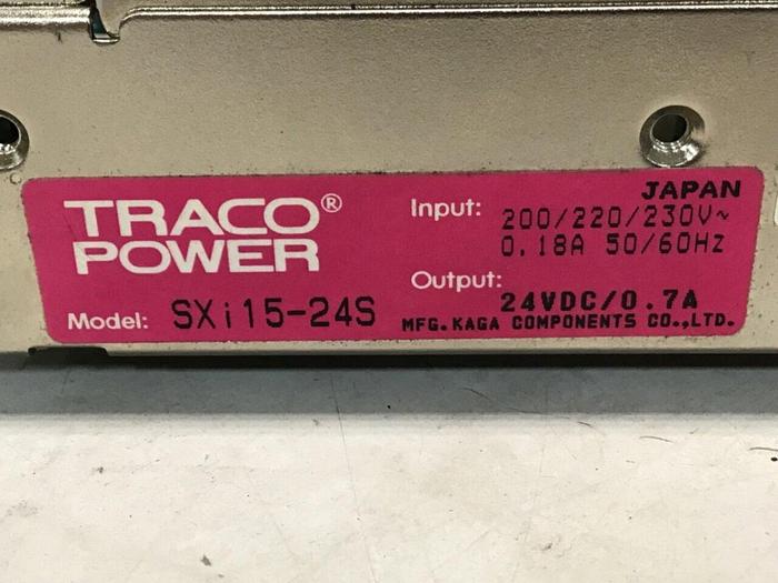 Used TRACO POWER Power Supply SXI15-24S #135850