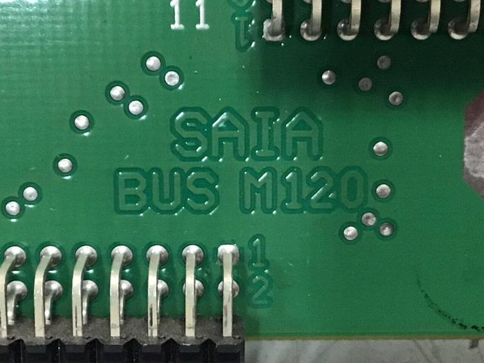 Used SAIA Circuit Board BUS M120 #81318