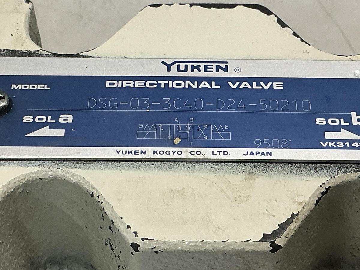 Used YUKEN DSG-03-3C40-D24-50210