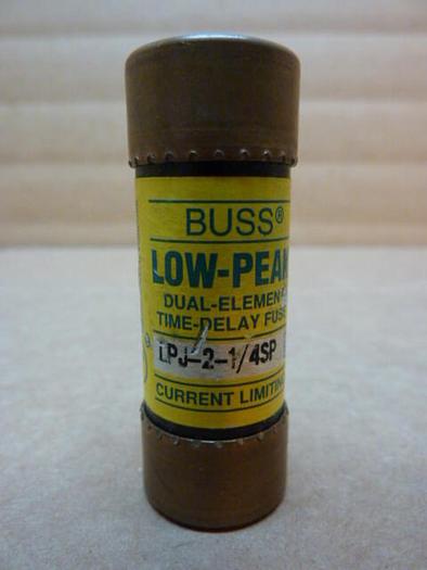 Used BUSSMANN 2 1/4 Amp Fuse LPJ-2-1/4SP USED