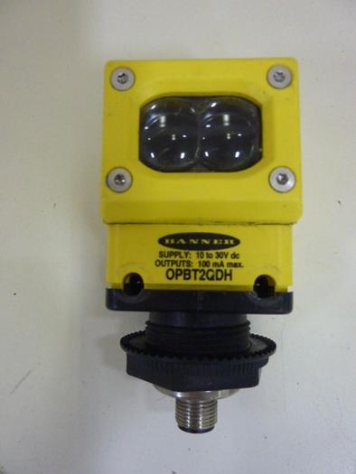 Used BANNER ENGINEERING Sensor OPBT2QDH #64695