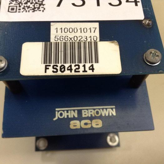 Used JOHN BROWN Circuit Board 10002240 #73146