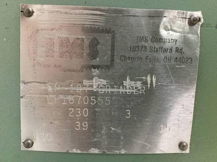 Used IMS 15 HP Grinder / Granulator, LP-187, Used