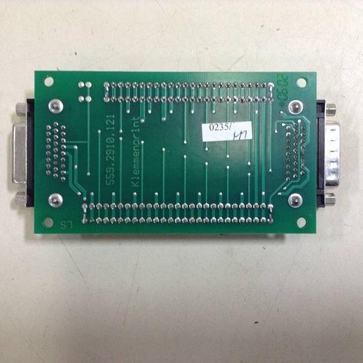 Used KLEMMENPRINT Circuit Board 559.2910.121 #85846