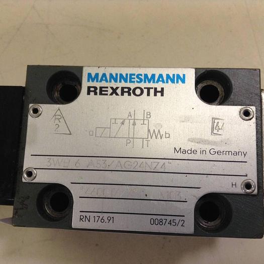 Used MANNESMANN REXROTH Valve 3WE6A53/AG24NZ4 #73375