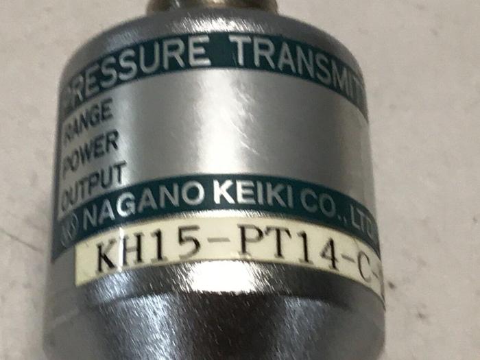 Used NAGANO Pressure Transmitter KH15-PT14-C-200-0.25 #126530