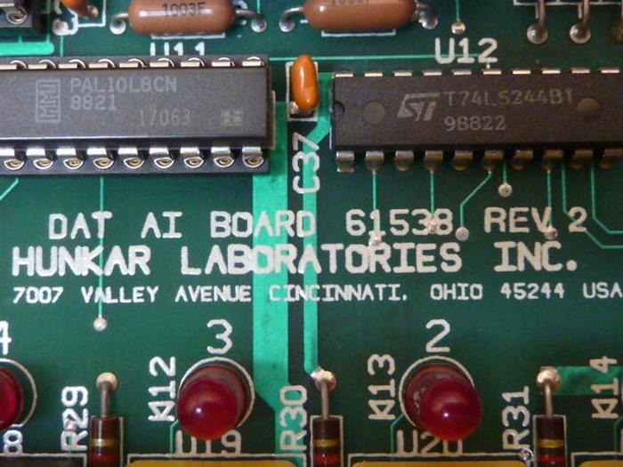 Used HUNKAR LABS Controller 60561-DAT Used
