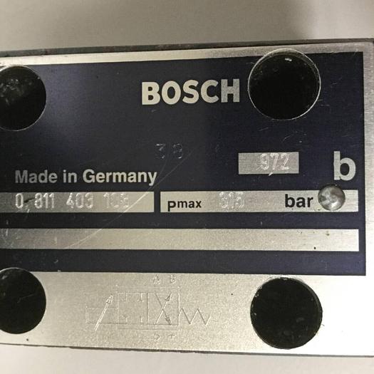 Used BOSCH Valve 0 811 403 108 SERVO Used