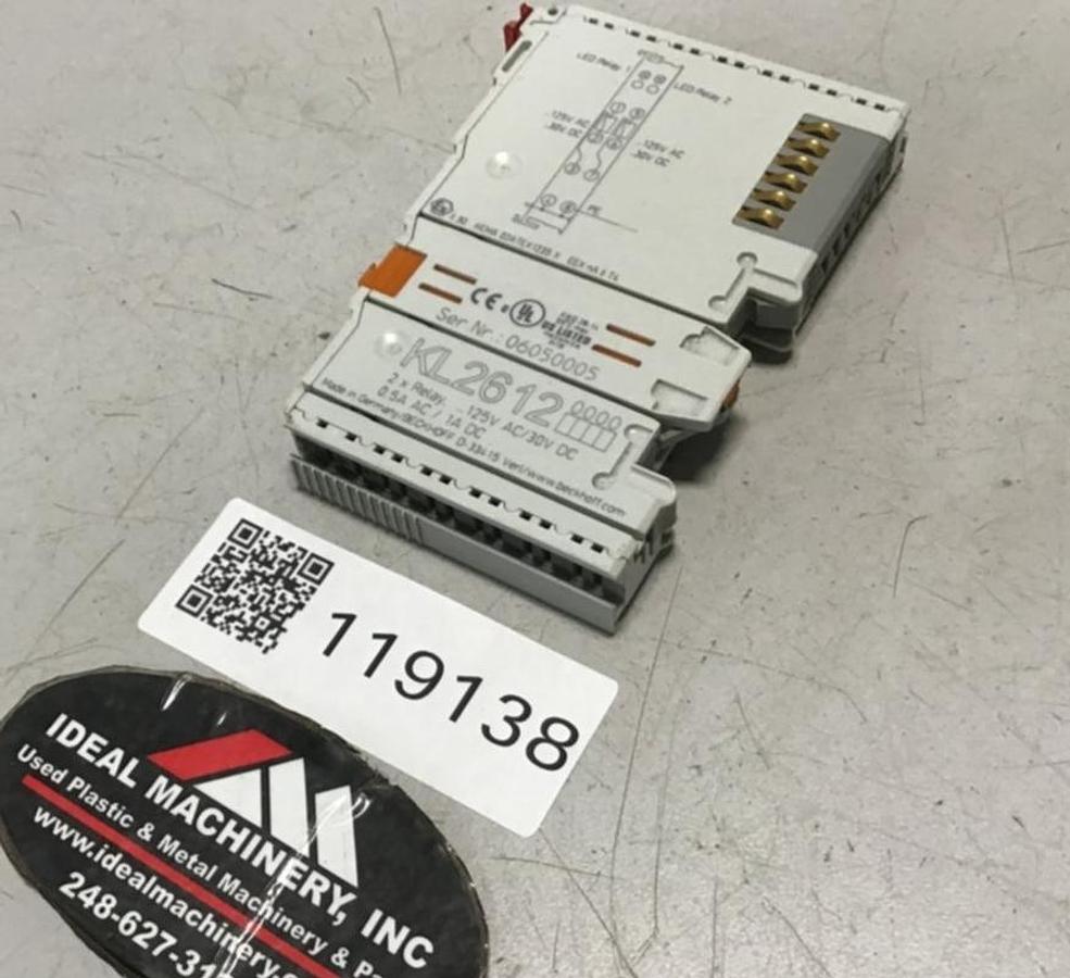 Used BECKHOFF Bus End Terminal KL2612 USED