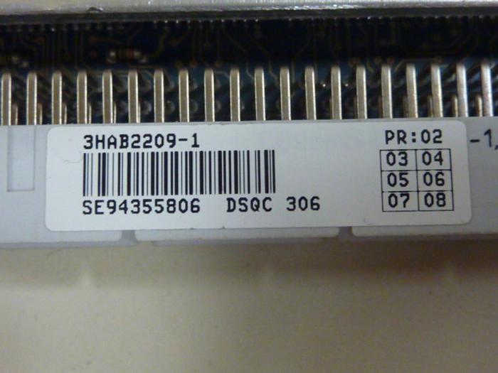 Used ABB CPU Board 3HAB2209-1 #48682