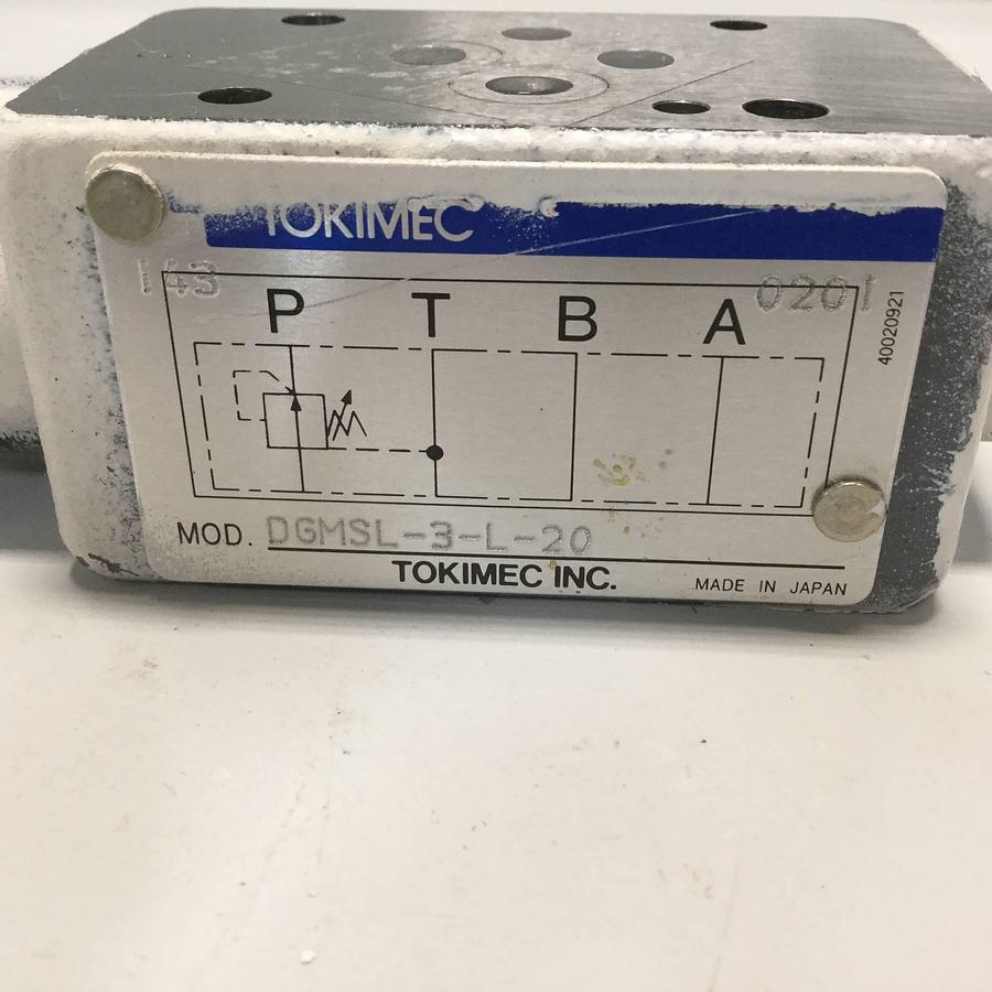 Used TOKIMEC Directional Solenoid Valve DGMSL-3-L-20 USED