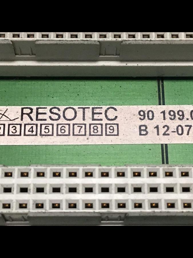 Used RESOTEC Backplane Board 90199.02 Used